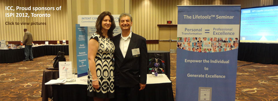 ICC, proud sponsorsof the ISPI 2012 Toronto ICC, proud sponsorsof the ISPI 2012 Toronto